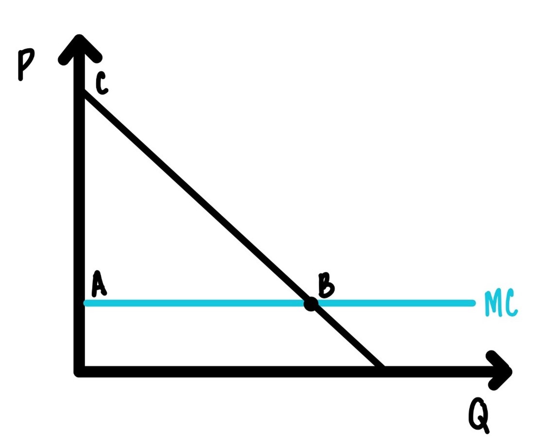 Simple two part tariff.